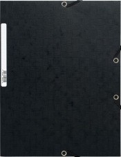 Exacompta gumis mappa, A4, 425g, fekete