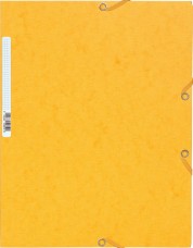 Exacompta gumis mappa, A4, 425g, sárga