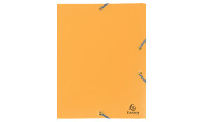 Exacompta gumis mappa, PP, A4, narancssárga