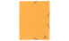 Exacompta gumis mappa, PP, A4, narancssárga