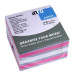 Info Notes önt.jegyzettömb, 75x75mm, 450lap, brilliant pink mix /12
