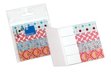 Info Notes önt. jelölőcímke, 18x70mm, 4x25db, mintás /20