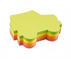 Info Notes önt.jegyzettömb, autó alakú, 70x70mm, 200lap /10