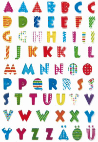 Herma matrica, mintás betűk