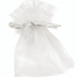Baier Knorr organza tasak 13x10 cm, fehér