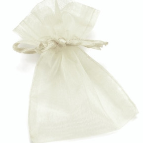 Baier Knorr organza tasak 13x10 cm, krém