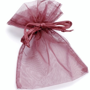 Baier Knorr organza tasak 13x10 cm, bordó