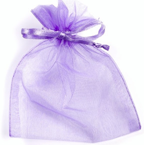 Baier Knorr organza tasak 13x10 cm, lila