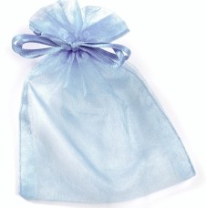 Baier Knorr organza tasak 13x10 cm, türkiz