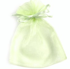 Baier Knorr organza tasak 13x10 cm, világoszöld