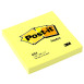 3M Post-it öntapadós jegyzettömb (76x76 mm, 100 lap) kanári sárga, 7100098889 /144
