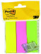 3M Post-it öntapadós jelölőlapok (25x76 mm, 3x100 lap) neon színek, 7100172769  /36