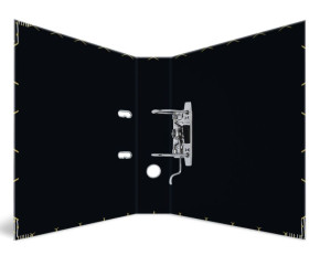 Herma iratrendező A4, 7cm, fekete, arany hatszögekl