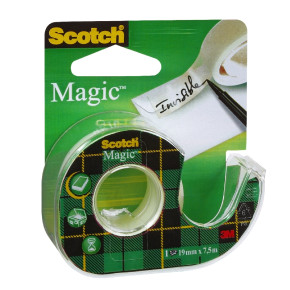 3M Scotch Magic ragasztószalag (19mm x 7,5m) utántölthető adagolón, 7100093940  /12