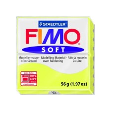 Baier FIMO Soft agyag, 56g, citromsárga (2152221)