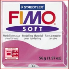Baier FIMO Soft agyag, 56g, málna piros (2152226)