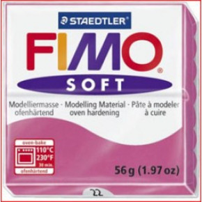 Baier FIMO Soft agyag, 56g, málna piros (2152226)