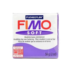 Baier FIMO Soft agyag, 56g, szilva kék (2152229)