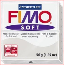 Baier FIMO Soft agyag, 56g, szürke (2152242)