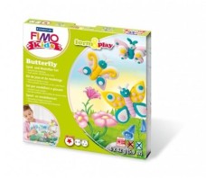 Baier FIMO kids készlet, 7-részes (4x42g agyag), pillangós (2152530)