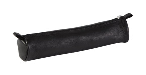 CLF tolltartó (mini, kerek, bőr) fekete