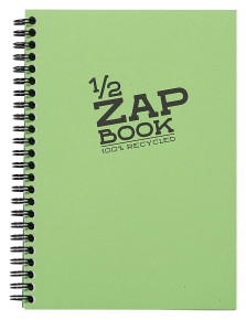 CLF spirálfüzet (14,8x21 cm, 80 lap, újrahaszn. papír, KLF szín) zapbook/ sima