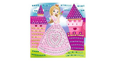 Ursus glitter moosgumi öntapadó mozaik készlet, királylány