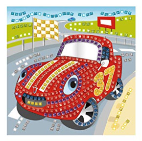 Ursus glitter moosgumi öntapadó mozaik készlet, autó