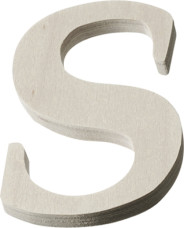 Baier Knorr FSC fa betű, 4-5cm S