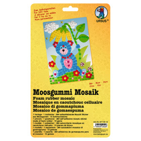 Ursus moosgumi öntapadó mozaik készlet, maci