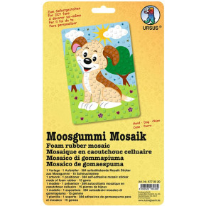 Ursus moosgumi öntapadó mozaik készlet, kutya