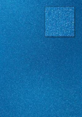 Baier Heyda csillámkarton, A4, 200g/m2, pávakék