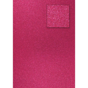 Baier Heyda csillámkarton, A4, 200g/m2, fr.piros