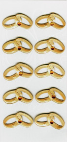 Rössler matrica esküvői/ arany gyűrűpár, 10db