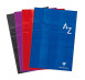 CLF notesz keményfedeles (A4, 96 lap, sima) 4-féle szín