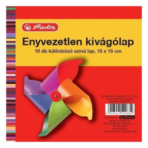 Herlitz Kivágólap 15x15cm, 10db/csomag