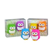 Trendhaus radír, bagoly, 2db-os szett /24