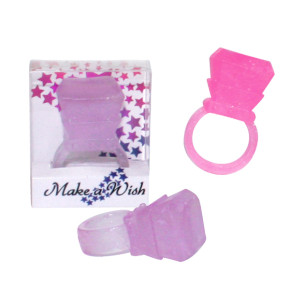 Trendhaus radír, gyűrű, 2-féle szín /24