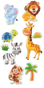 Rössler matrica, afrikai állatok 3D