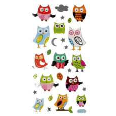 Rössler matrica, színes baglyok (13db/lap)