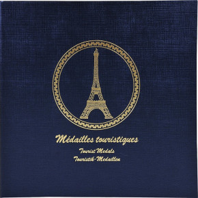 Exacompta turisztikai éremgyűjtő album (25x25cm) sötétkék