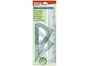 Maped vonalzókészlet (4 részes, 2 szín) flex rules, maxi set/ műanyag, hajlítható