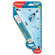 Maped vonalzó (derékszögű, 21cm/60fok, zöld) törhetetlen /25