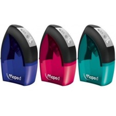 Maped hegyező, 2 lyukú, 3 szín, tonic metal/fém tartályos (18db/dp)