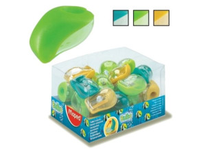 Maped hegyező, 1 lyukú, 3 szín, bulbo/ műanyag tartályos (30db/dp)