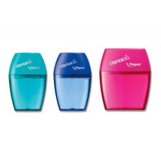 Maped hegyező, 1 lyukú, 3 szín, shaker/műanyag tartályos (25db/dp)