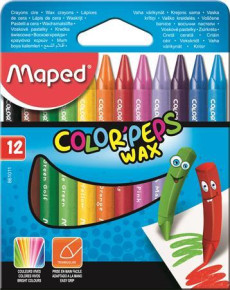 Maped színes zsírkréta 12db, Colorpeps Wax /12