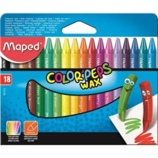 Maped színes zsírkréta 18db, Colorpeps Wax /12