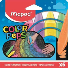 Maped aszfaltkréta 6db, Colorpeps
