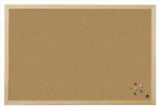 Bi-Office parafatábla, 80x60 cm, kétoldalas